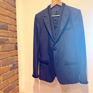 Dolce & Gabbana Navy Suit Jacket Small
